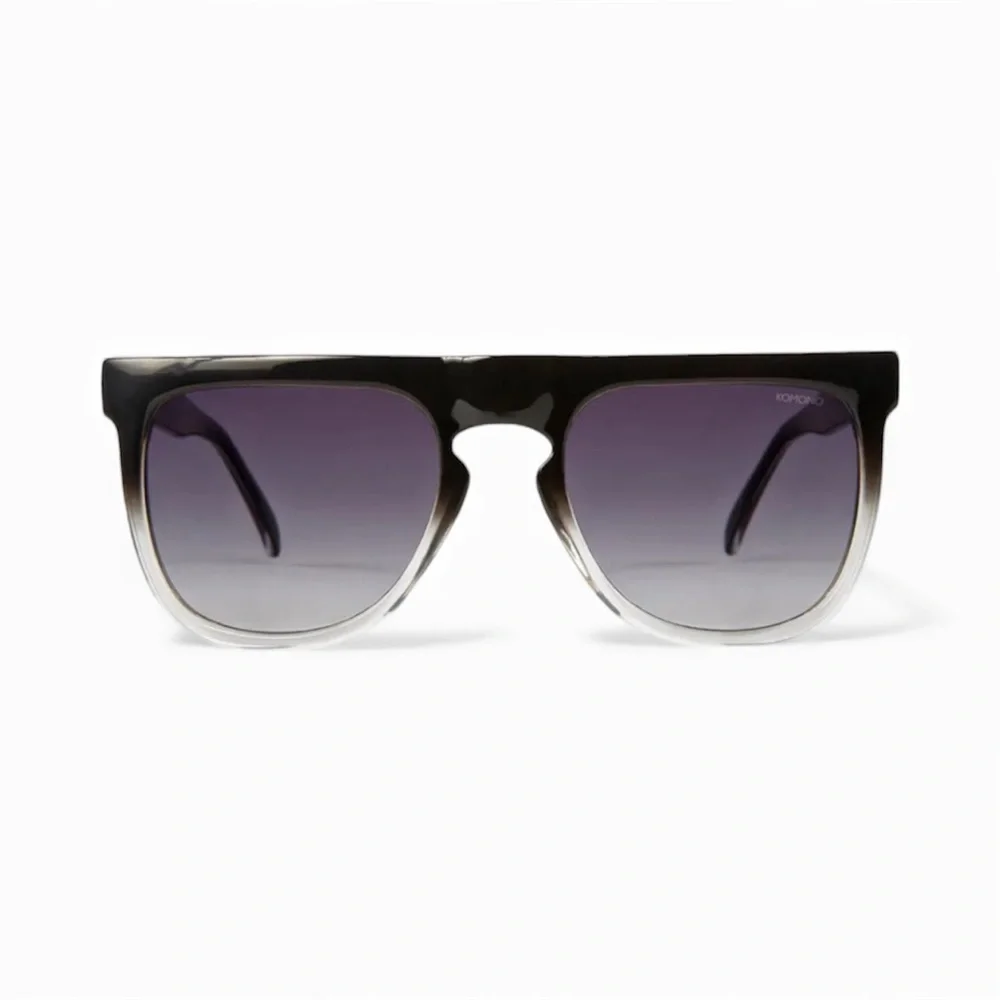 Komono Black Gray Gradient Sunglasses NEW Bennet Paisley